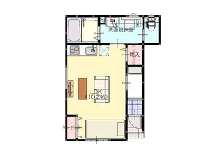 D BOX水落I【1階】の間取り