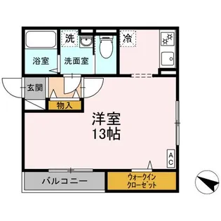 CUBEE【2階】の間取り