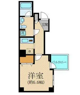 プレール・ドゥーク北新宿【8階】の間取り