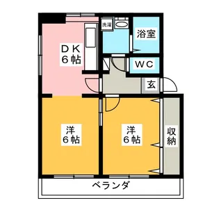 メゾン稲吉【2階】の間取り