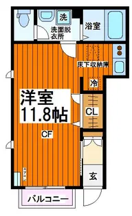 Chiave(キアーヴェ)【1階】の間取り