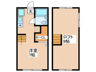 ハイツアヤカ【1階】の間取り