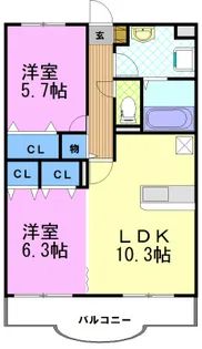 Y&Mシルキー【1階】の間取り
