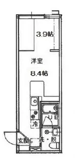 モーリスII【3階】の間取り