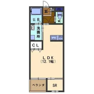 ロワイヤルA【3階】の間取り