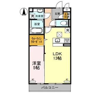 エクセルコート【1階】の間取り