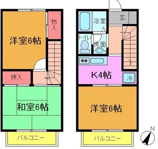 ハイクレスト大野の間取り