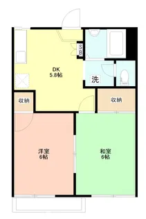 コーポラスA【2階】の間取り