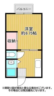 三保茜ハイツ【1階】の間取り