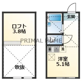 Leo Garden【2階】の間取り
