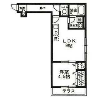 イーグルワン【3階】の間取り