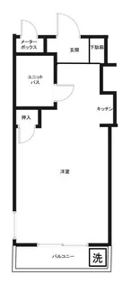 トップ横浜吉野町【4階】の間取り