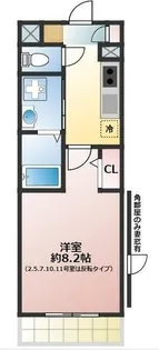 ルシェロ【2階】の間取り