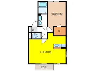 Villa Foresta【1階】の間取り