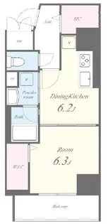 アーク日本橋人形町【7階】の間取り