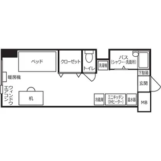 ドミール創成イースト【6階】の間取り