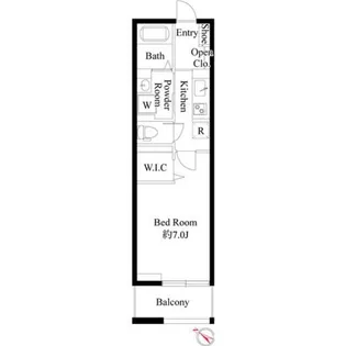ウィステリア橋本【2階】の間取り