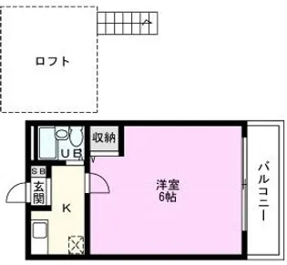 マインツインメル宮久保B【1階】の間取り