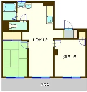 グリーンハイツ【1階】の間取り