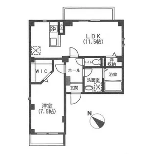 クレアフォート【2階】の間取り