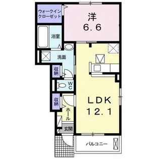 Persimo E【1階】の間取り