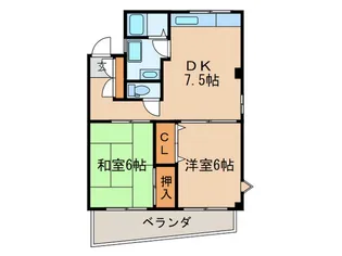 松本ビル【2階】の間取り