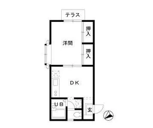 エステートピア小沢双【2階】の間取り