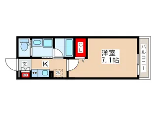 メゾンドハナビシ【2階】の間取り