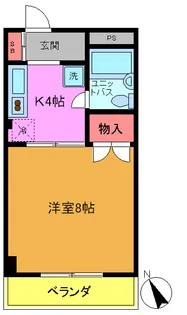 山本ビル【5階】の間取り