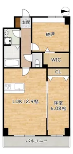 GROOVE豊中レジデンス【3階】の間取り
