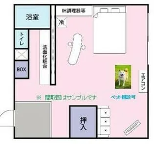 CREST Narita【2階】の間取り