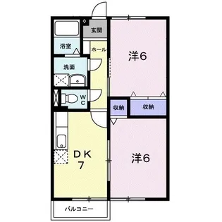 ドミール【2階】の間取り