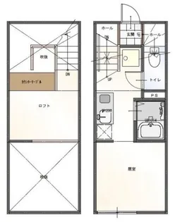 レジディア【1階】の間取り