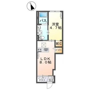 メゾン・ド・アイリス【1階】の間取り