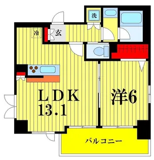 アイル東京スカイツリー参番館【5階】の間取り