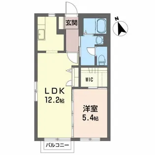 ディオールテラシマIII【2階】の間取り