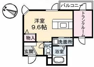 C.C.COURT五日市駅前【1階】の間取り
