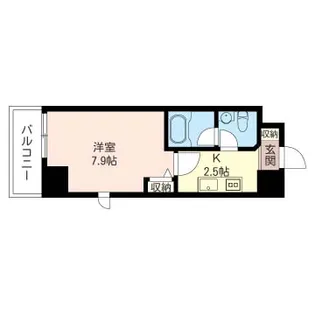 cuarto TCC【4階】の間取り