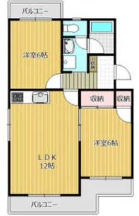 オレンジハウス【5階】の間取り
