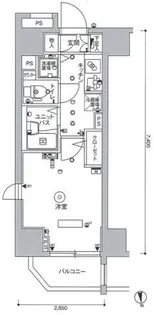 スカイコート大森壱番館【3階】の間取り