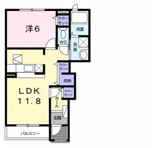 プロスパー II【1階】の間取り