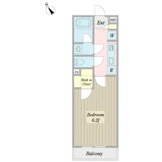 プロ・サバンナ【1階】の間取り