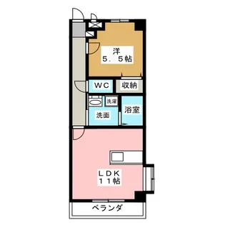 ビストロ K・M・S【1階】の間取り