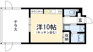 Koti桂楽【1階】の間取り