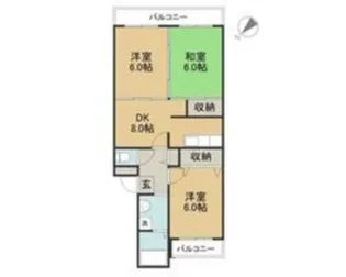 ペイサージュ【1階】の間取り