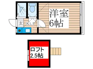 エクセル1【1階】の間取り