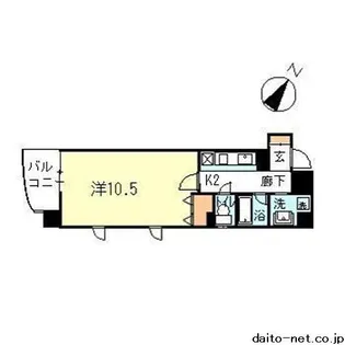 ヒルトップ板橋【3階】の間取り