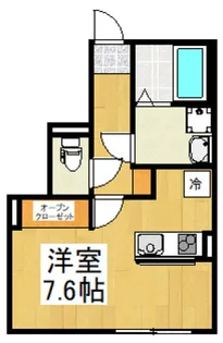 カインドネス小川西町【1階】の間取り
