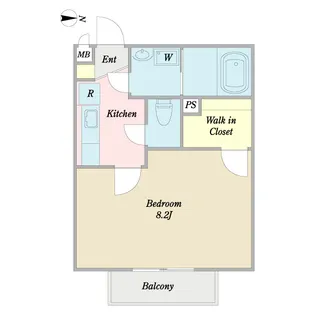 エクラン 錦糸【2階】の間取り