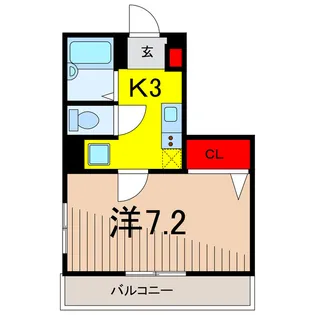 ガーデンハイツ【1階】の間取り